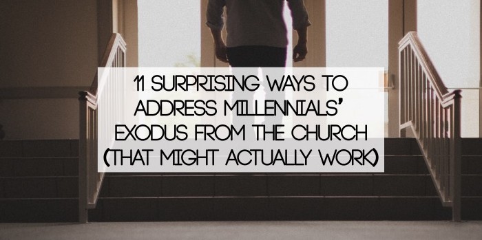 Millennials leaving the church